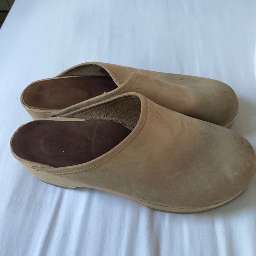 Vintage 90’s Minimalist Leather Clogs
